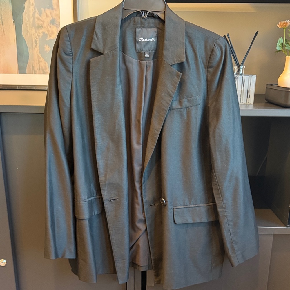 Madewell Black Blazer- Size Medium
